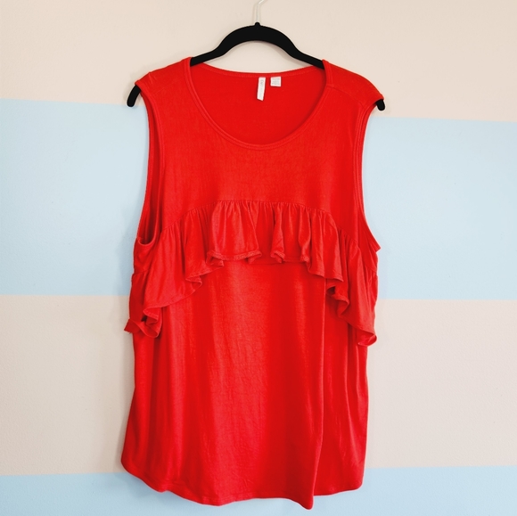 Cato Plus Size Short Sleeve Ruffle Top - Picture 5 of 7